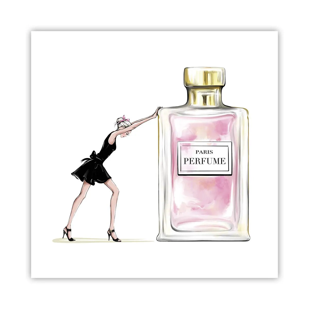 Poster - Esența feminității - 60x60 cm