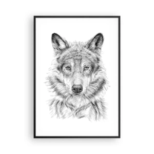 Poster în ramă neagră - Un lider înnăscut - 70x100 cm