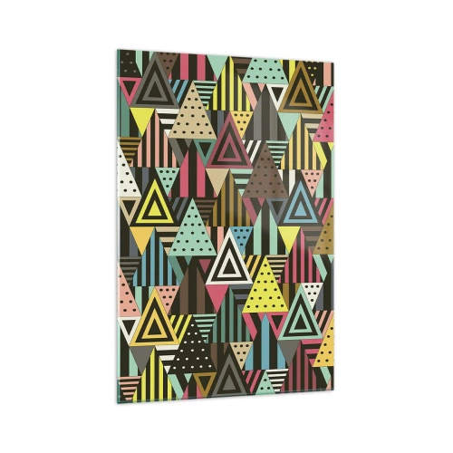 Tablou pe sticlă - În ritm de trei - 70x100 cm