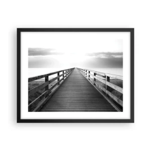 Poster în ramă neagră - Departe, departe... - 50x40 cm