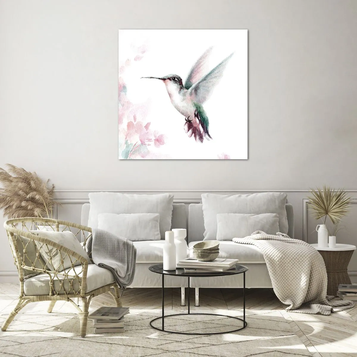 Tablou pe sticlă - Oprit în mișcare - 60x60 cm