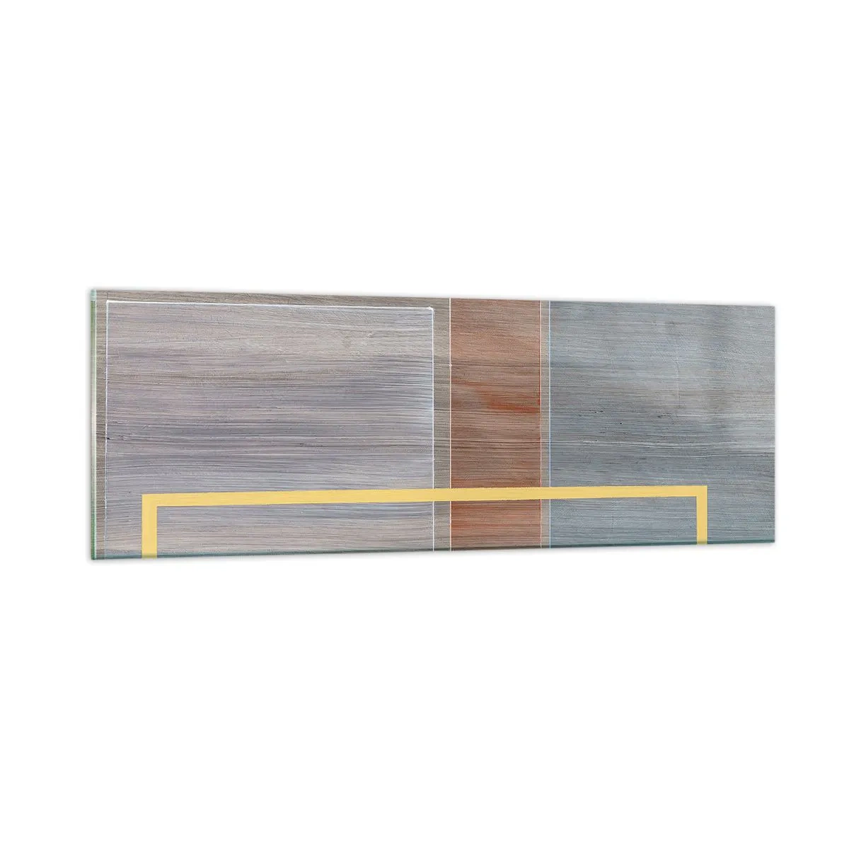 Tablou pe sticlă - Drept și liniștit - 90x30 cm