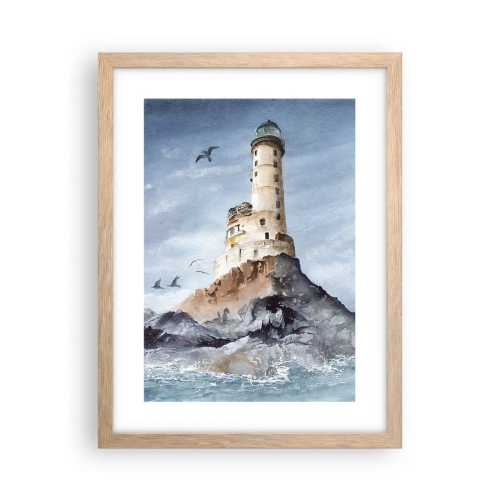 Poster în ramă de stejar deschis - Invincibil - 30x40 cm