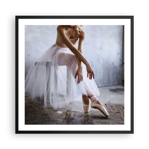 Poster în ramă neagră - Înainte ca luminile rampei să strălucească - 60x60 cm