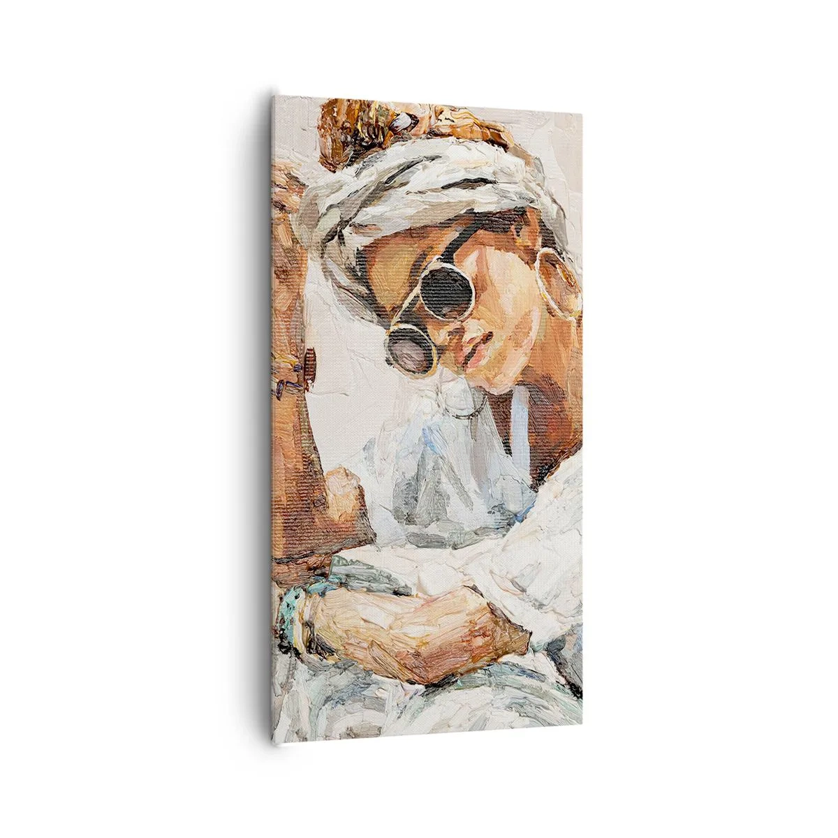 Tablou pe pânză - Portret în plin soare - 65x120 cm