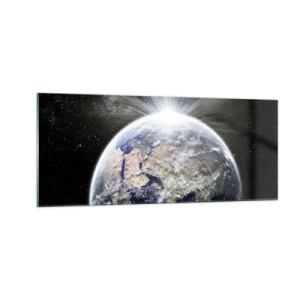 Tablou pe sticlă - În plină strălucire - 100x40 cm