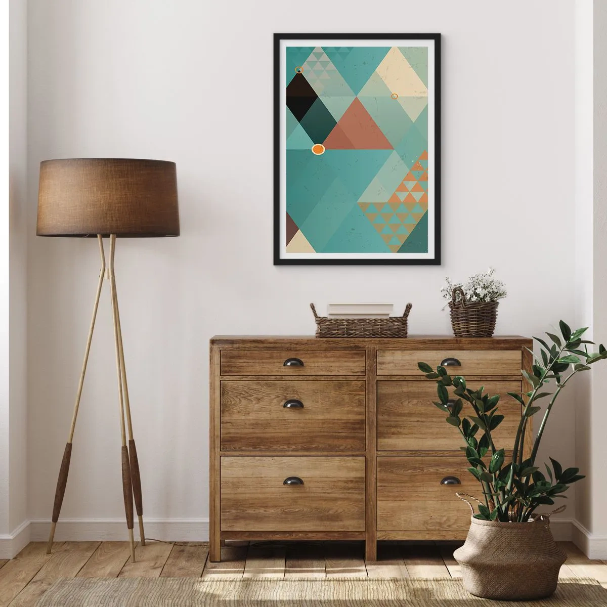 Poster în ramă neagră - Unitatea multiplicității, multiplicitatea unității - 40x50 cm