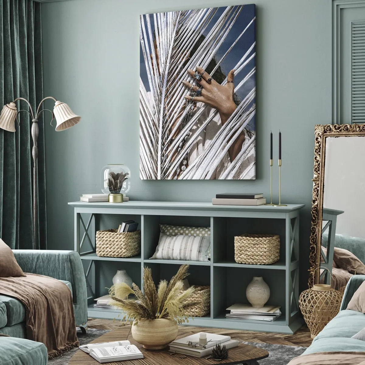 Tablou pe pânză - Prietena șamanului? - 70x100 cm