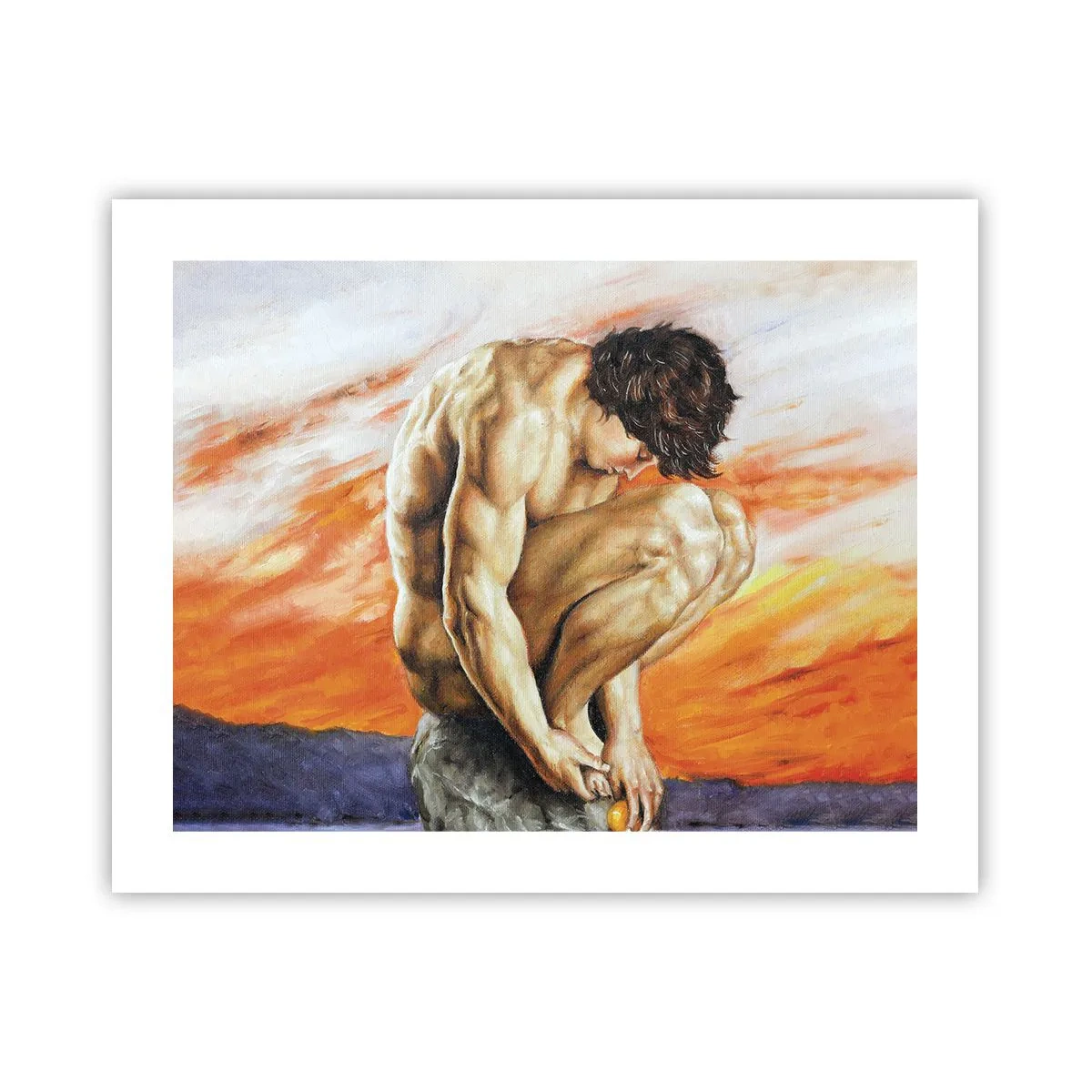 Poster - Ascultându-se pe sine - 50x40 cm