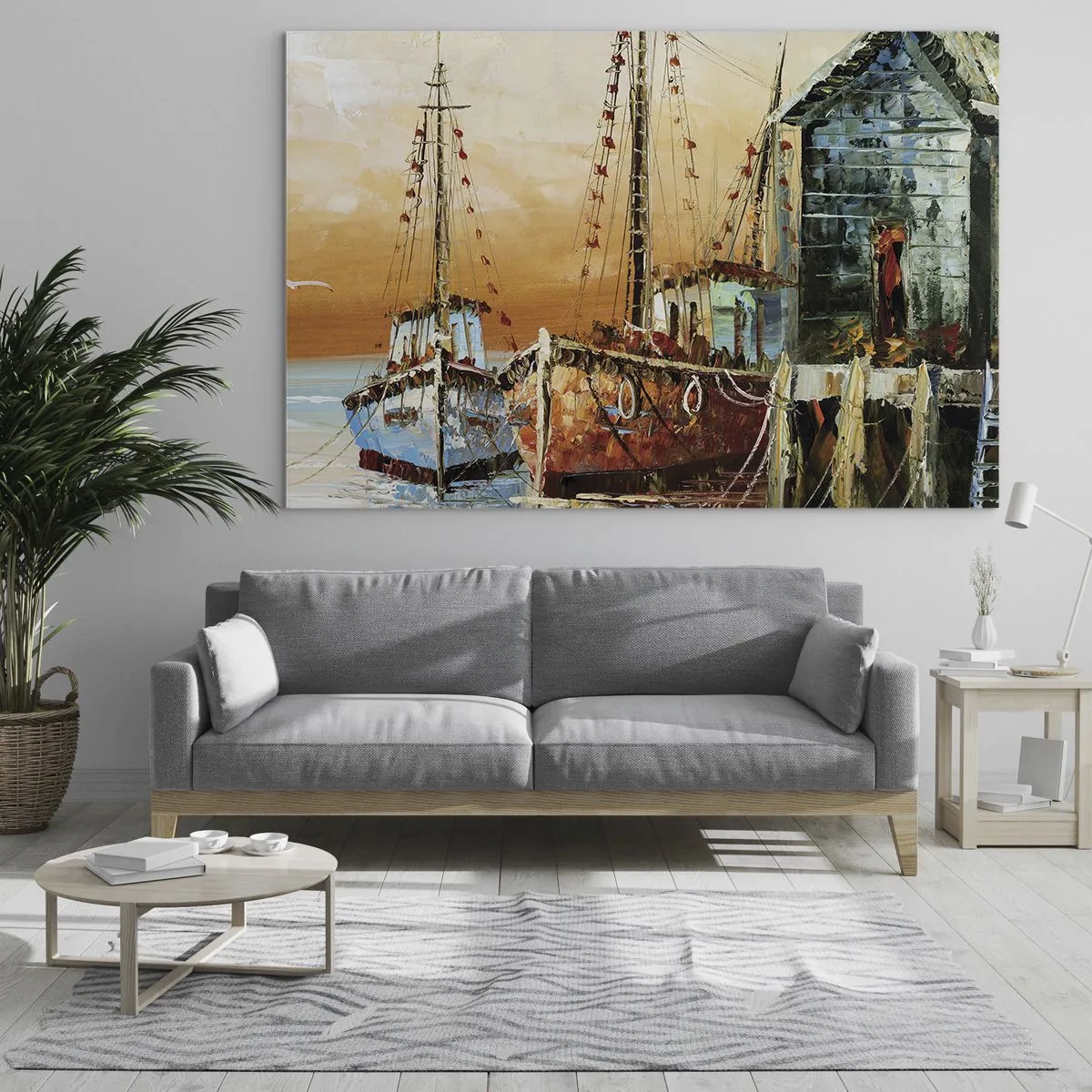 Tablou pe sticlă - Întoarcere pașnică - 120x80 cm