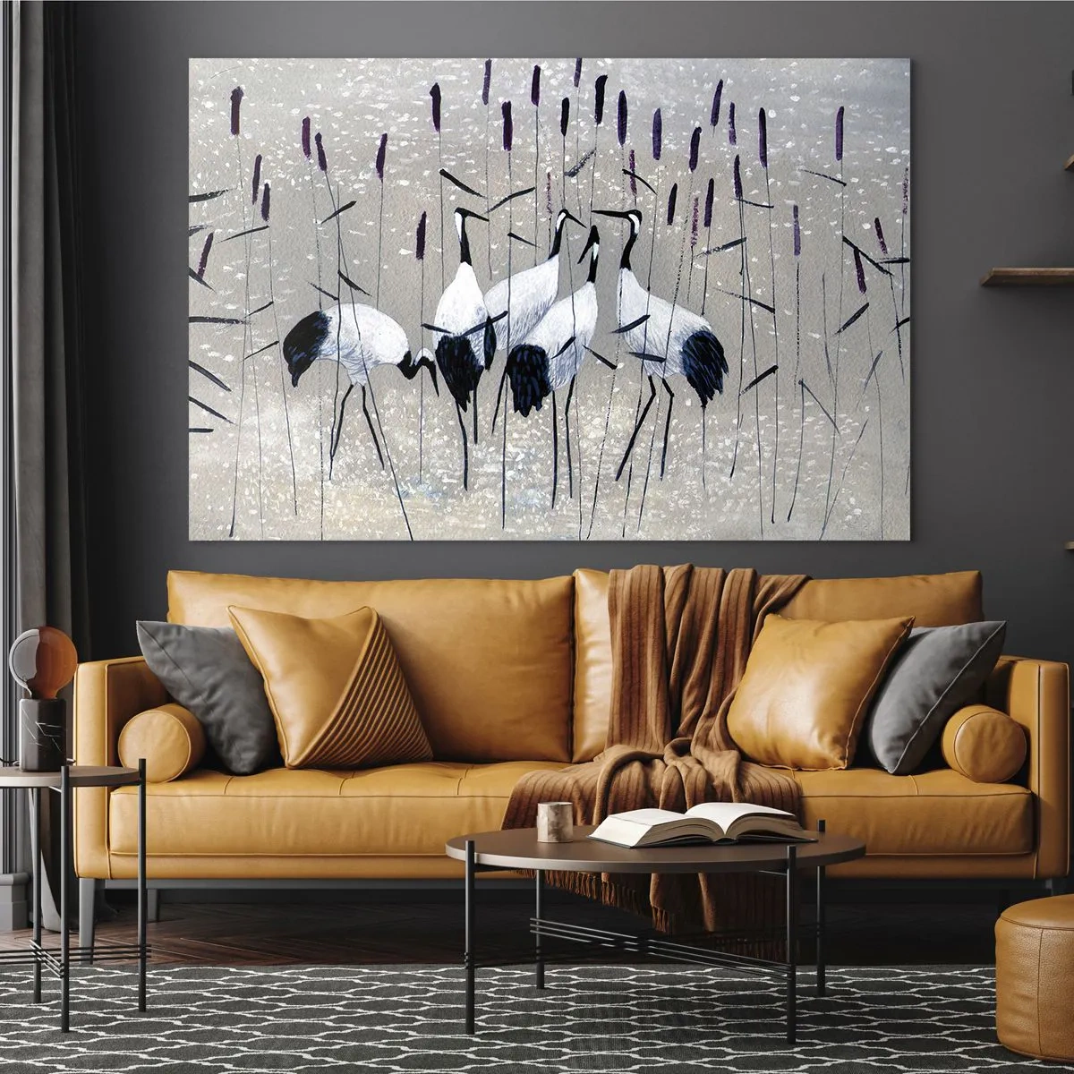 Tablou pe sticlă - Printre ai tăi - 100x70 cm