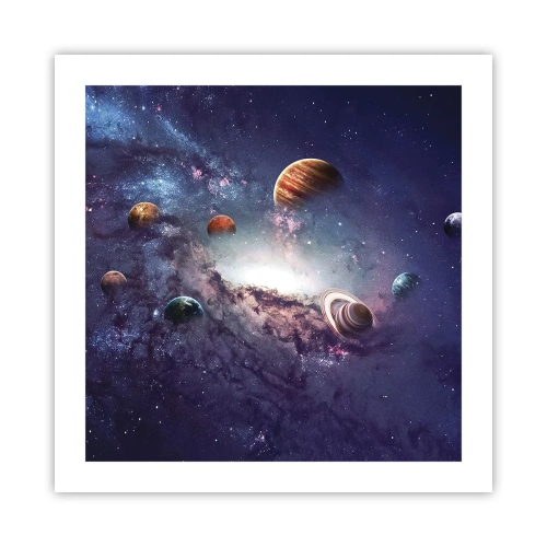 Poster - Sistemul de dans solar - 50x50 cm