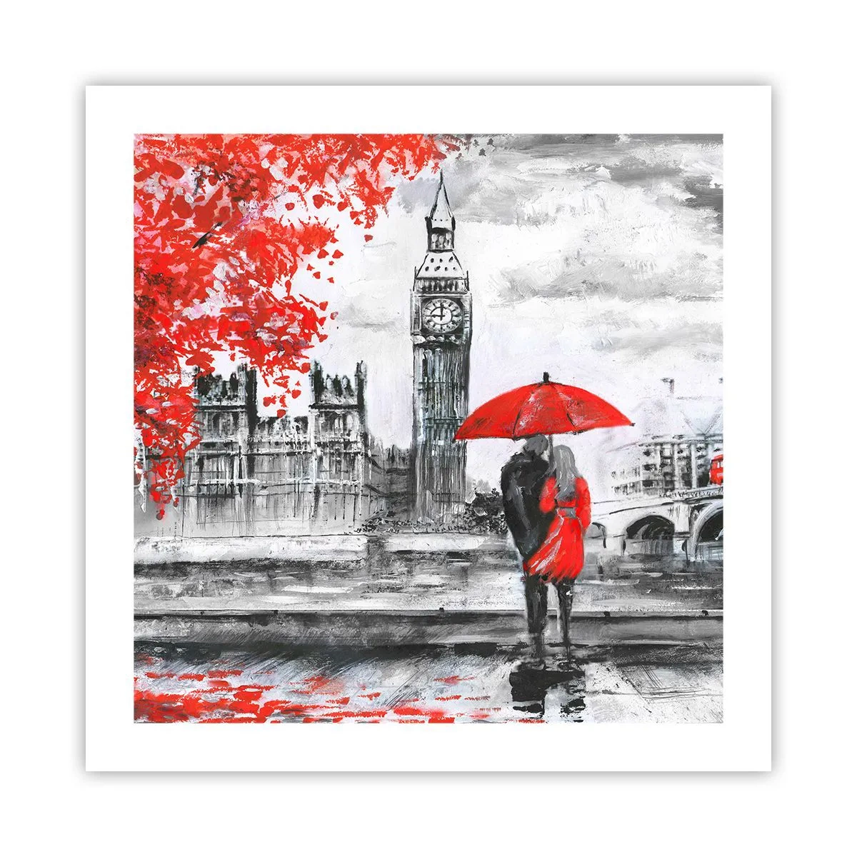 Poster - Îndrăgostit de Londra - 50x50 cm