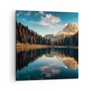 Tablou pe pânză - Peisaj dublat - 60x60 cm