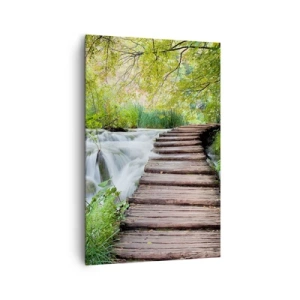 Tablou pe pânză - Nu este deloc o apă liniștită - 80x120 cm