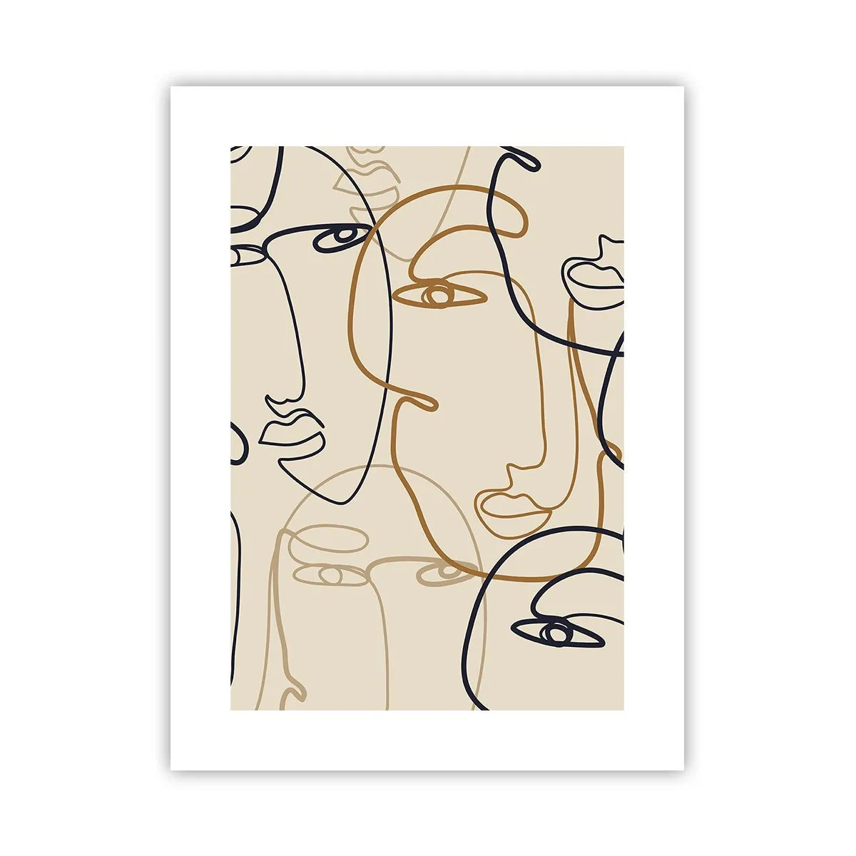 Poster - Portret multiplicat - 30x40 cm