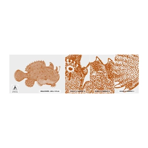 Mostră de Tapet Standard Eco - Și totuși este un peşte - Pește de mare, Ocean, Litoral - 100x30 cm