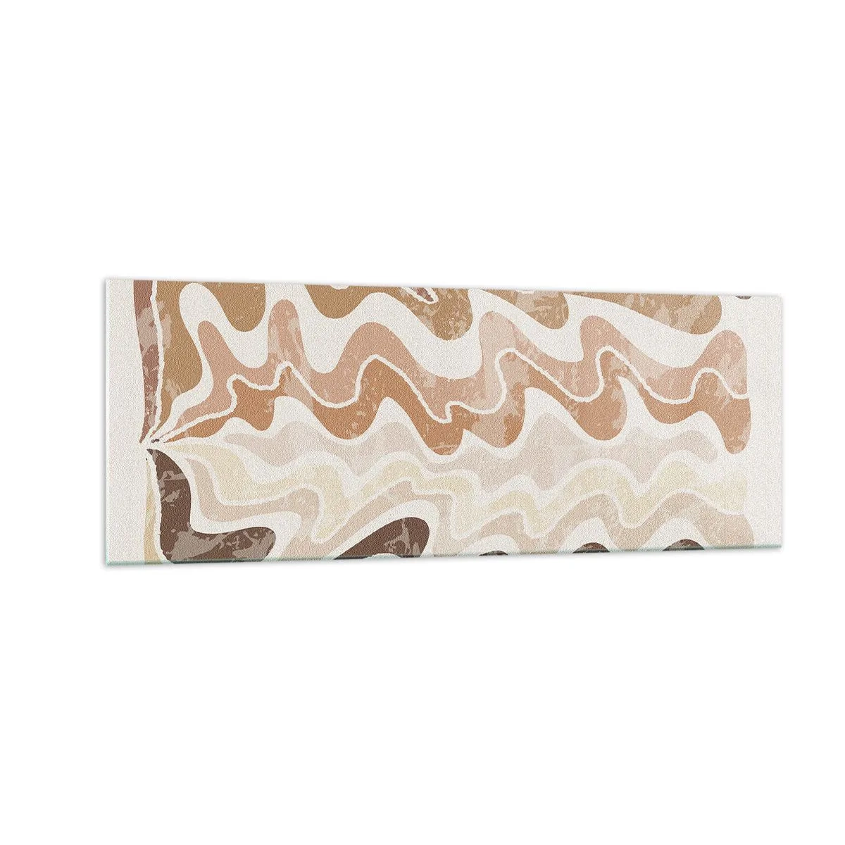 Tablou pe sticlă - Energie bună - emoții bune - 140x50 cm