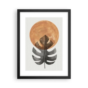 Poster în ramă neagră - Doar soarele - 30x40 cm