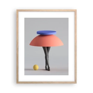 Poster în ramă de stejar deschis - Compoziție suprarealistă - 40x50 cm