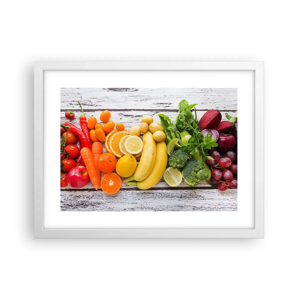 Poster în ramă albă - Nu este de ajuns? - 40x30 cm