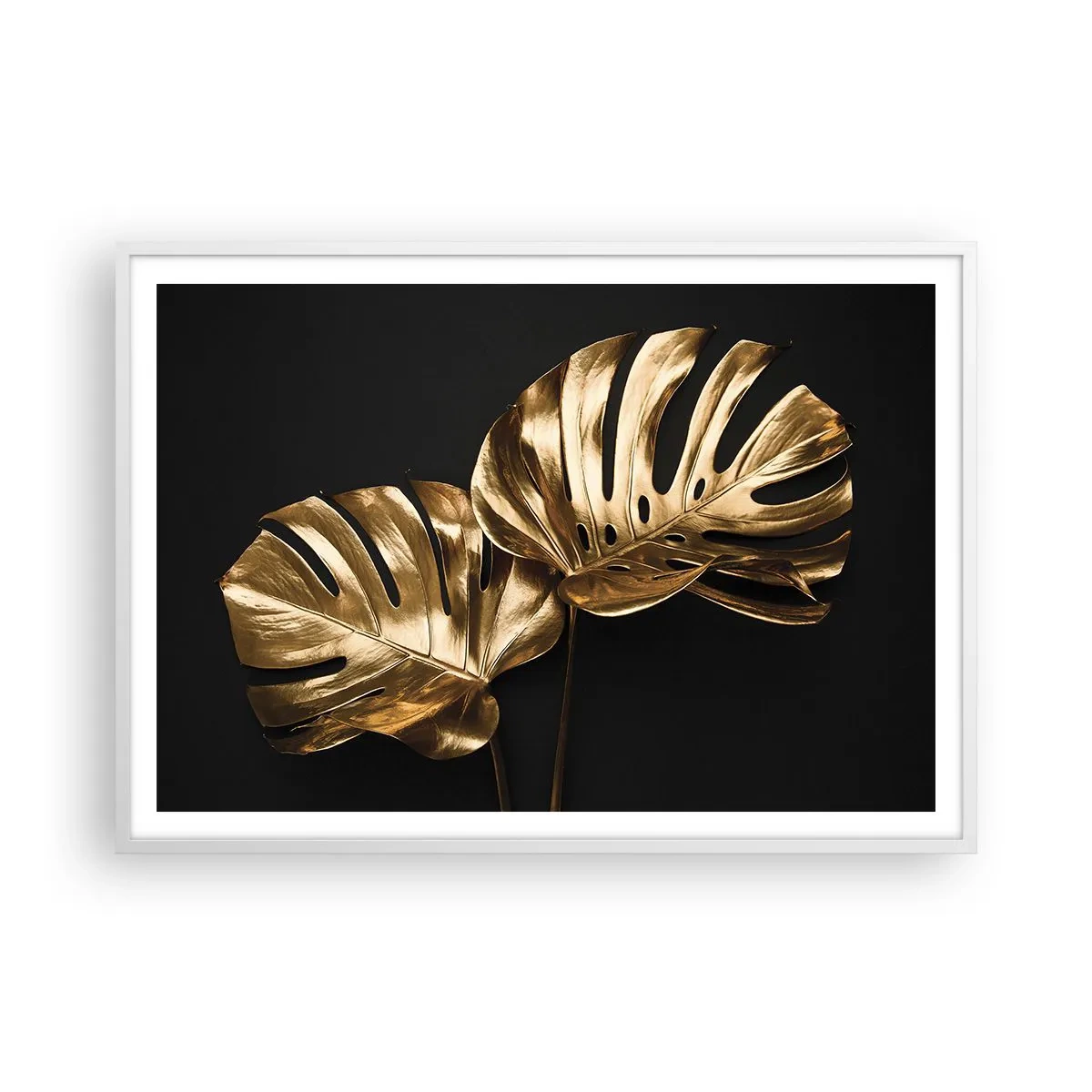 Poster în ramă albă - Comorile naturii - 100x70 cm