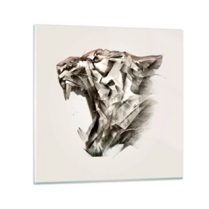 Tablou pe sticlă - Știți deja cine este la conducere - 70x70 cm