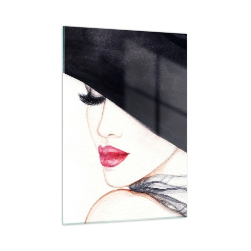 Tablou pe sticlă - Eleganță și senzualitate - 50x70 cm