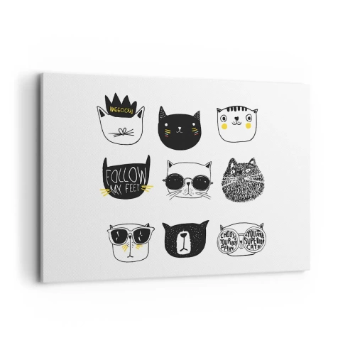 Tablou pe pânză - Fiecare este diferit - 100x70 cm