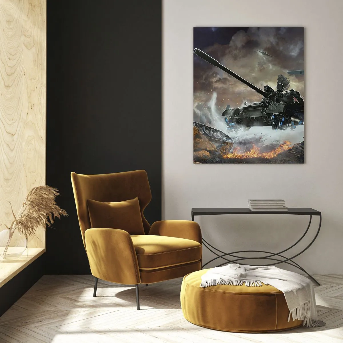 Tablou pe sticlă - Bătălia este teribilă și frumoasă - 80x120 cm