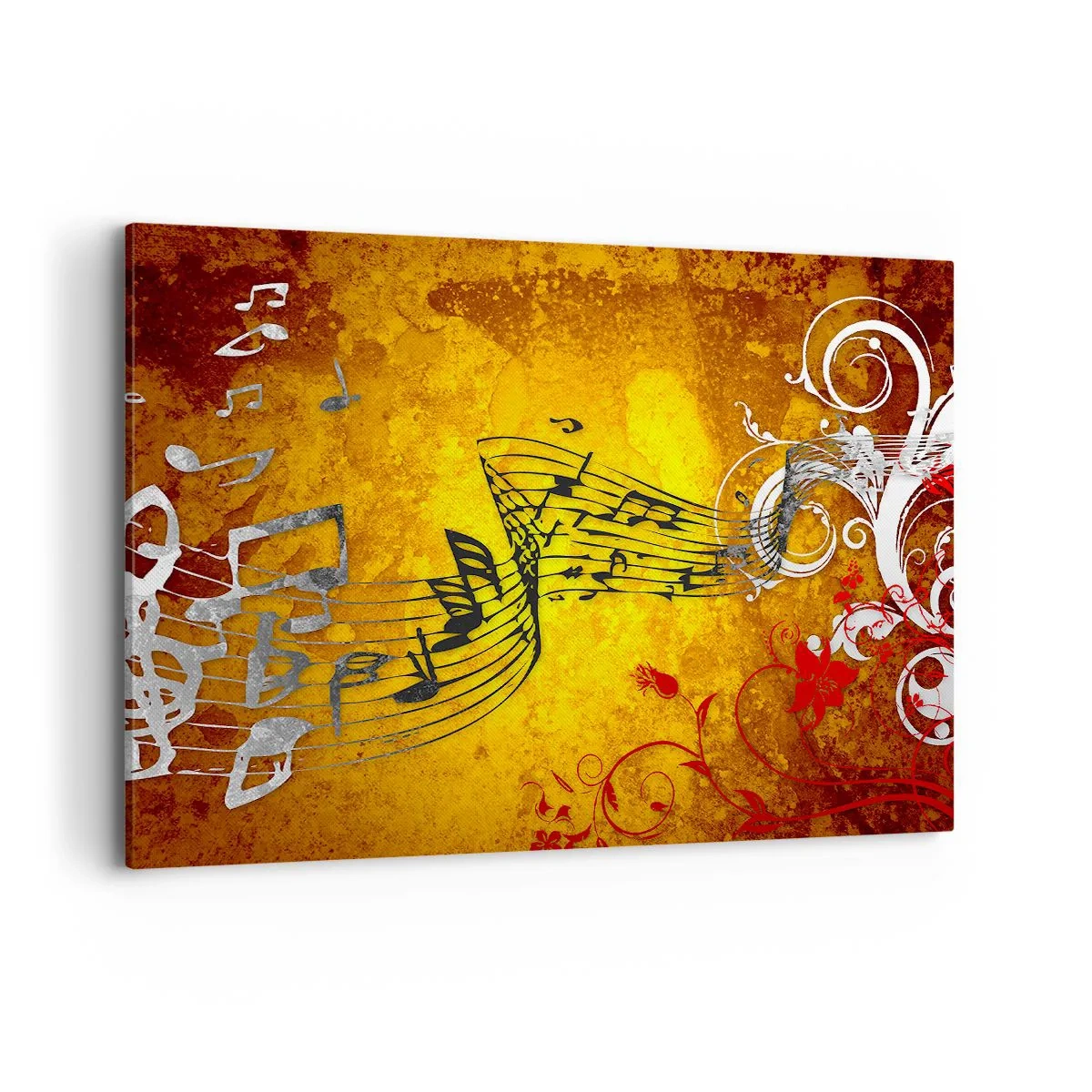 Tablou pe pânză - Lasă muzica să curgă - 100x70 cm