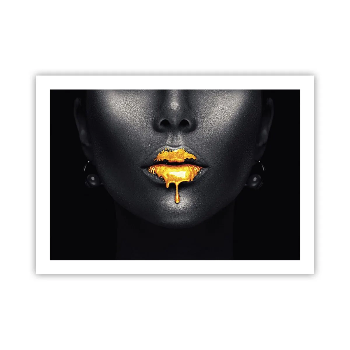 Poster - Buzele de aur - 70x50 cm