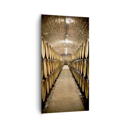 Tablou pe pânză - În pivniță de vin - 65x120 cm