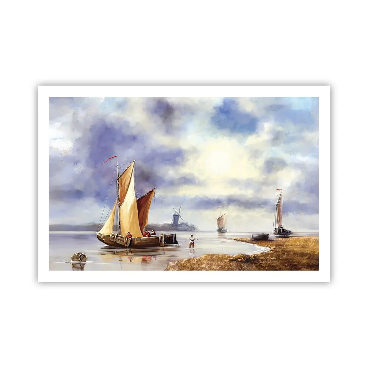 Poster - Întoarcerea marinarilor - 91x61 cm
