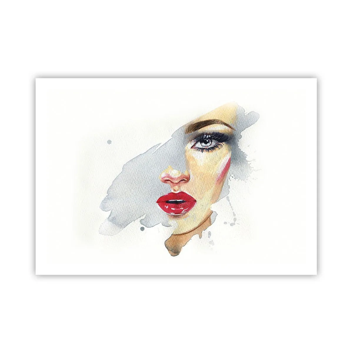 Poster - Reflecție într-o picătură de apă - 100x70 cm