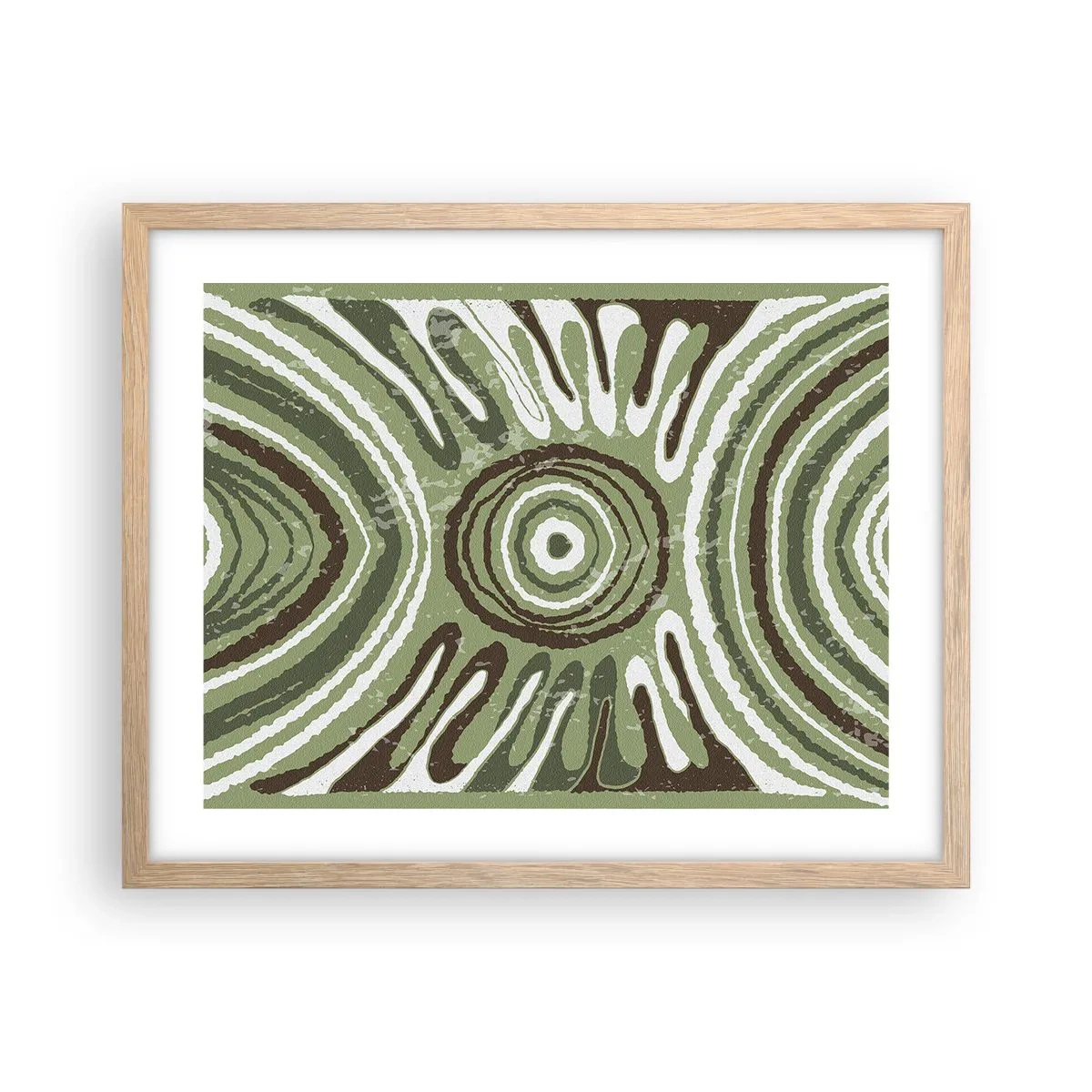 Poster în ramă de stejar deschis - Explozie de emoții - 50x40 cm