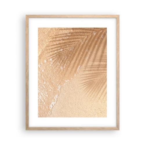 Poster în ramă de stejar deschis - Umbra unei veri fierbinți - 40x50 cm