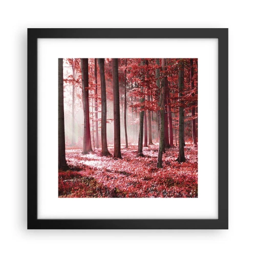 Poster în ramă neagră - Roșie este la fel de frumoasă - 30x30 cm