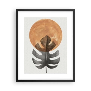 Poster în ramă neagră - Doar soarele - 40x50 cm