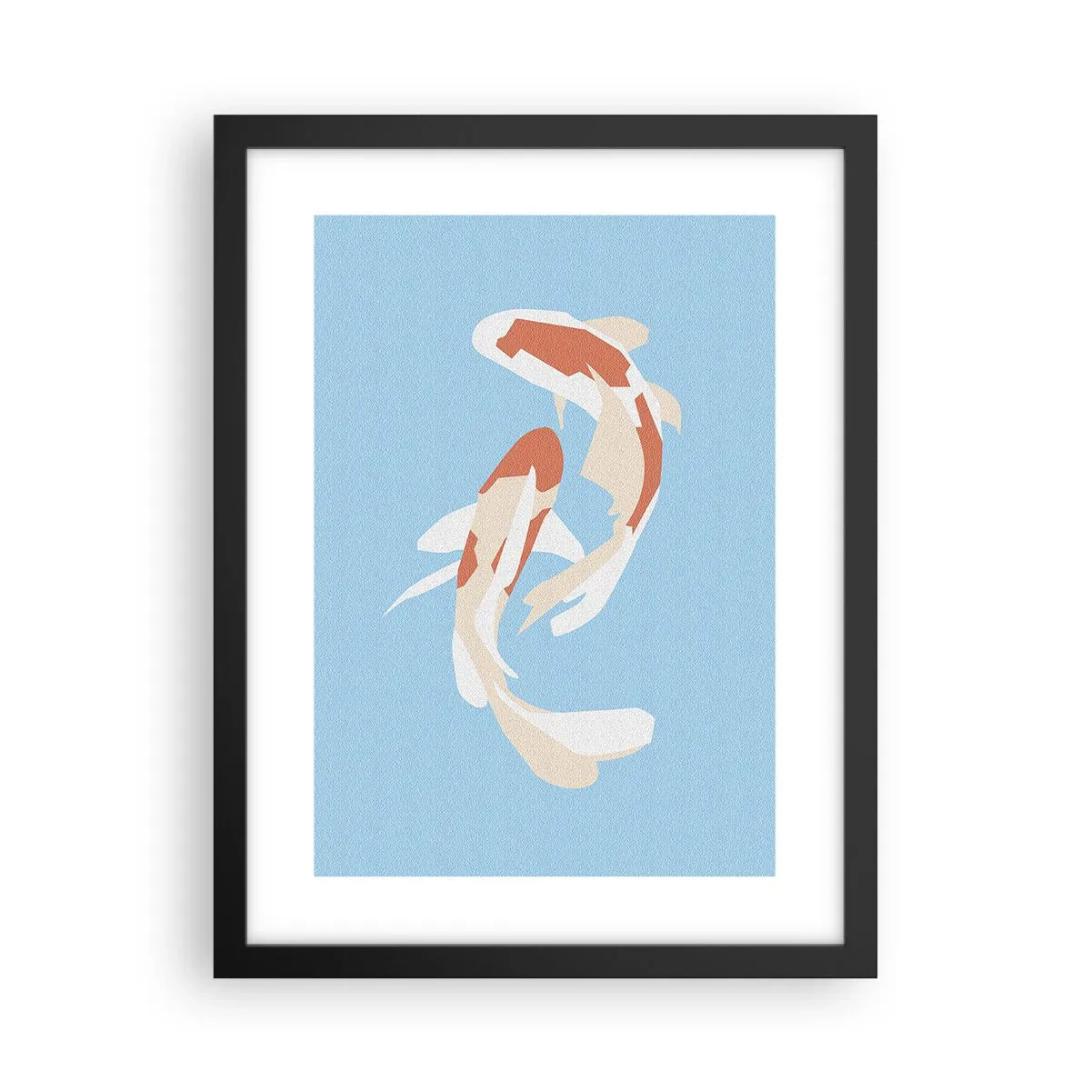 Poster în ramă neagră - Înot sincron spontan - 30x40 cm