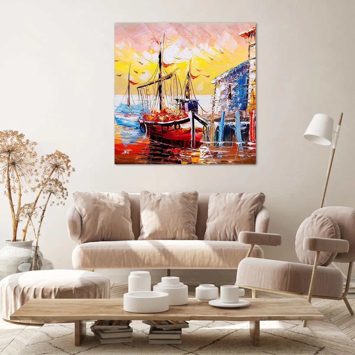 Tablou pe pânză - Întoarcere fericită - 70x70 cm