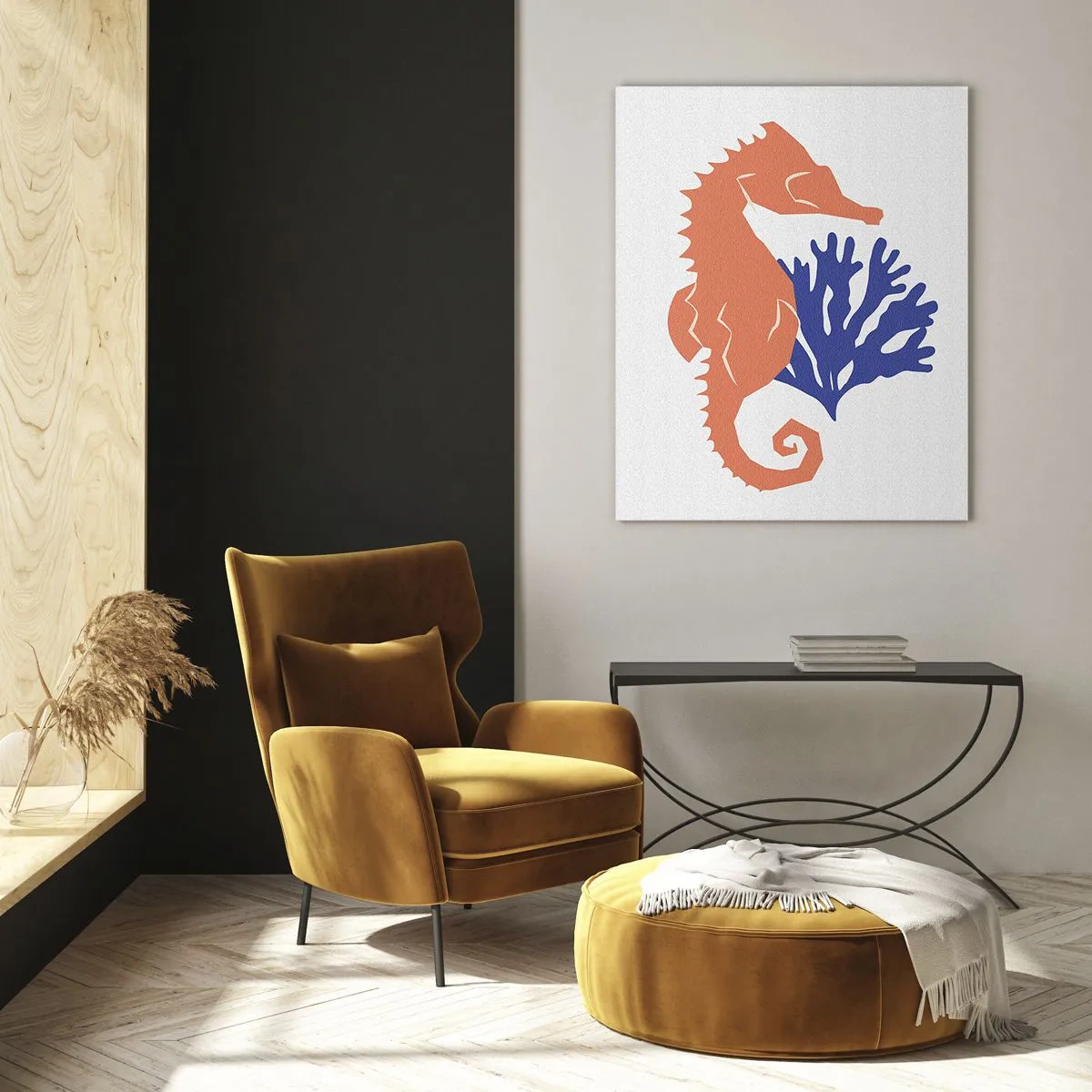 Tablou pe sticlă - Pe o pajiște subacvatică - 50x70 cm