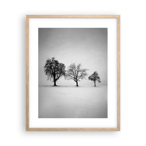 Poster în ramă de stejar deschis - La ce visează? - 40x50 cm