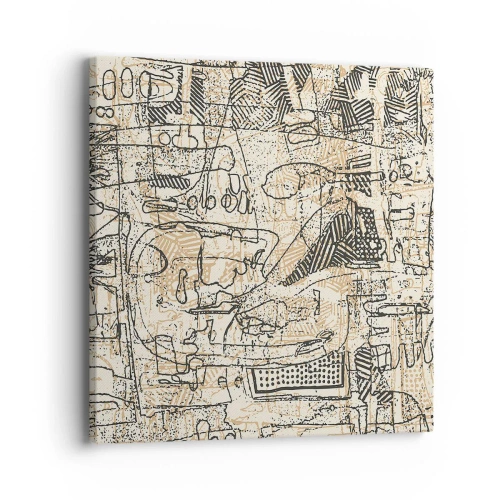 Tablou pe pânză - Așteaptă să fie descifrat - 40x40 cm