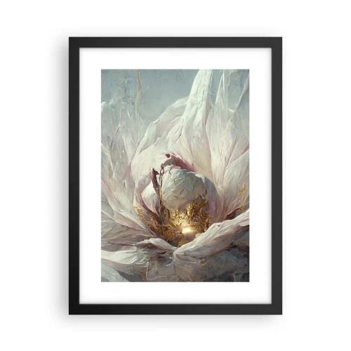 Poster în ramă neagră - Înflorește o dată la o sută de ani - 30x40 cm