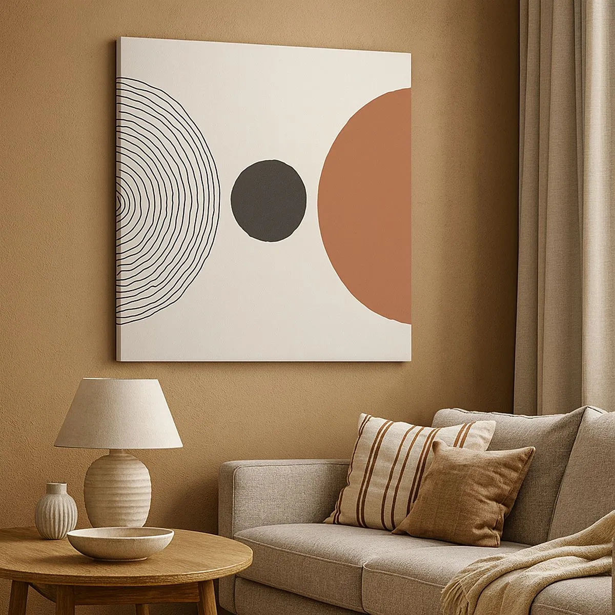 Tablou pe pânză - În centrul atenției - 30x30 cm