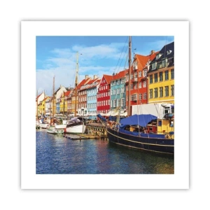 Poster - Portul vesel - 40x40 cm