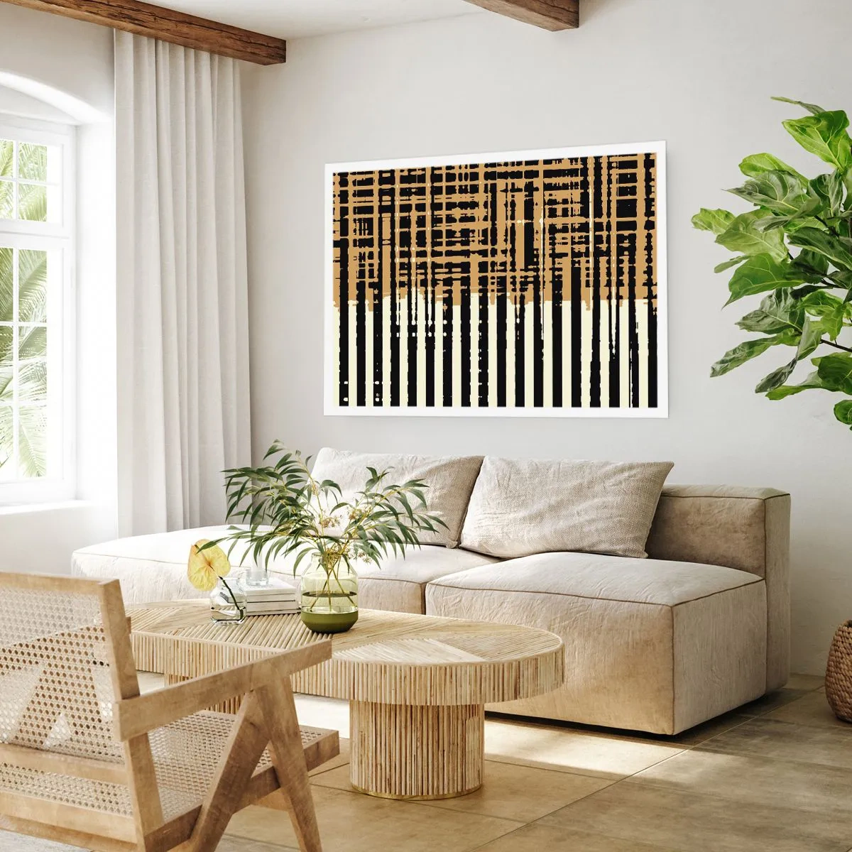 Poster - Abstracție arhitecturală - 70x50 cm