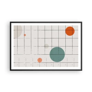 Poster în ramă neagră - În capcană. Noi sau ele? - 91x61 cm