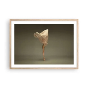 Poster în ramă de stejar deschis - Pe cale să zboare - 70x50 cm